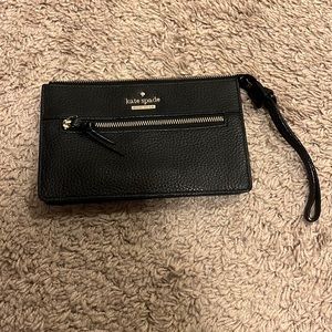 Kate Spade Black Wristlet